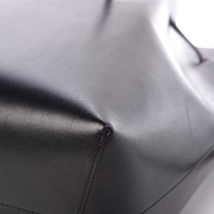 Mansur Gavriel Vegetable Tanned Calfskin Bucket Bag Black Flamma 10 of 12