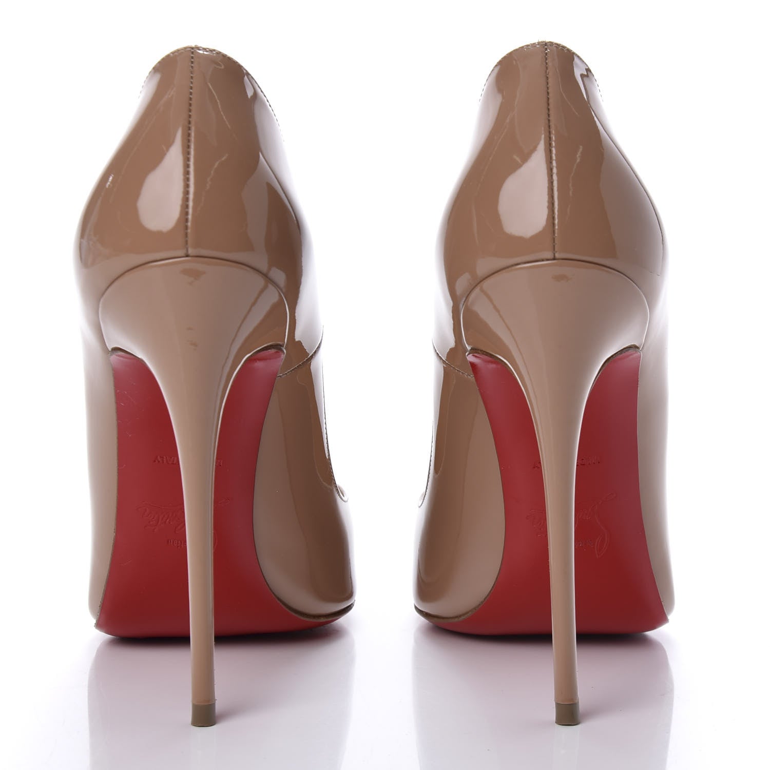 Christian Louboutin Patent So Kate 120 Pumps 37 Nude 6 of 13
