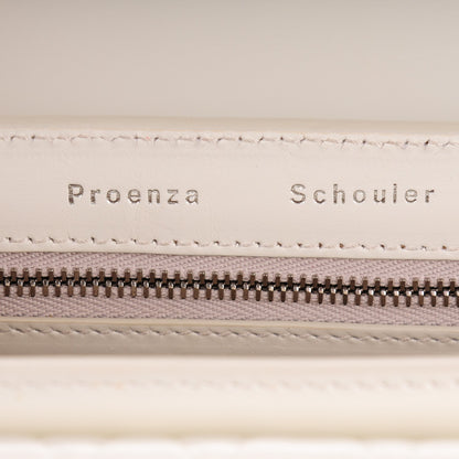Proenza Schouler Calfskin Embossed Mini PS11 Classic Shoulder Bag Off White 6 of 9