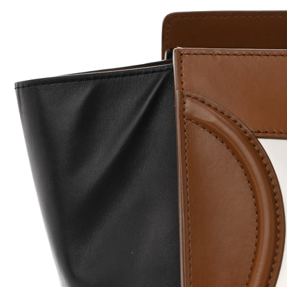 Celine Satin Calfskin Mini Tri-Color Luggage White Brown 15 of 18