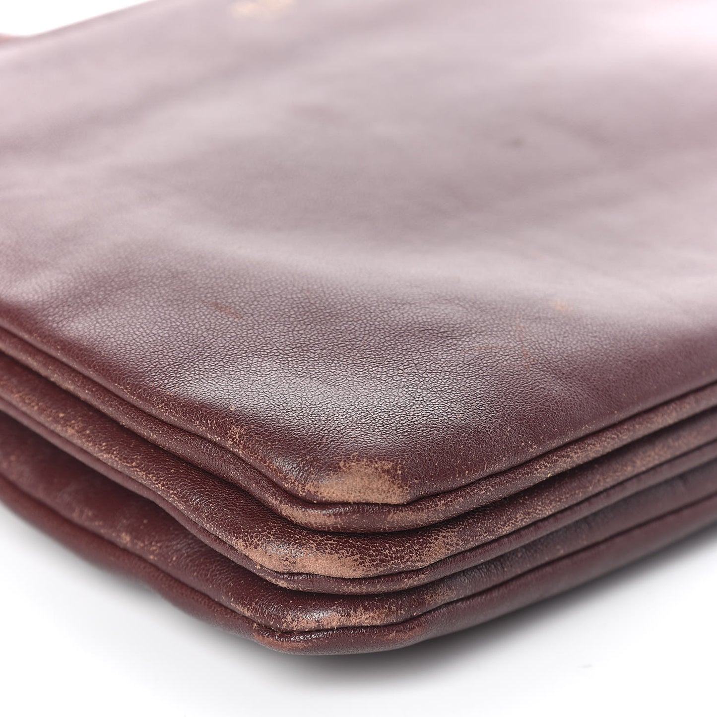 Lambskin Small Trio Crossbody Bag Burgundy