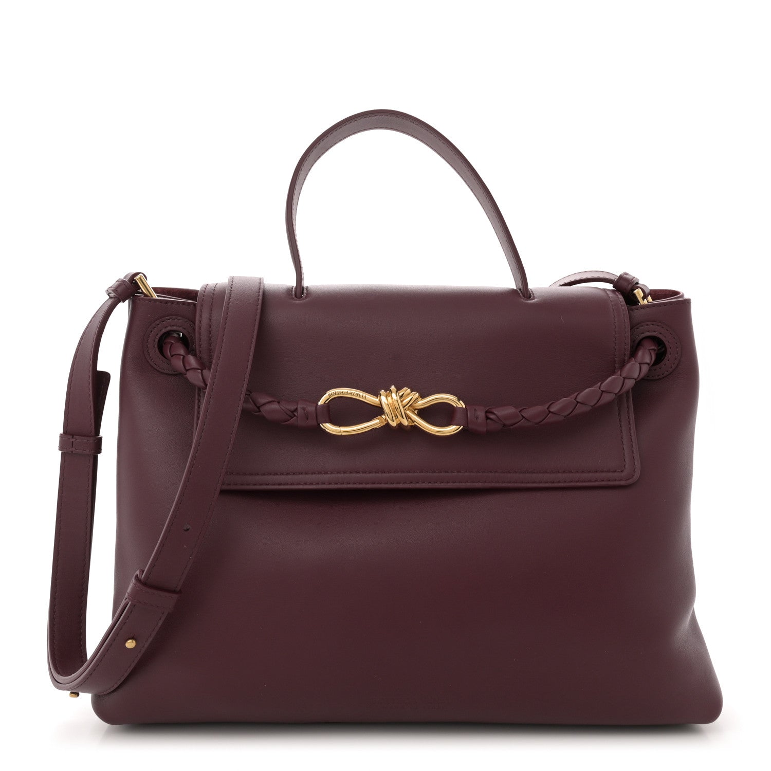 Bottega Veneta Silky Calfskin Medium Ciao Ciao Barolo 1 of 11