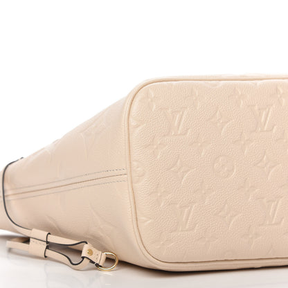 Louis Vuitton Empreinte Monogram Giant Neverfull MM Cream 6 of 10