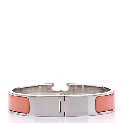 Hermes Enamel Narrow Clic Clac H Bracelet PM Mango 3 of 5