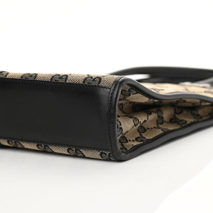 Gucci Monogram Bardot Bag Black 9 of 15