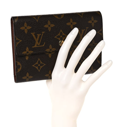 Louis Vuitton Monogram Tri-Fold Compact Wallet 2 of 12