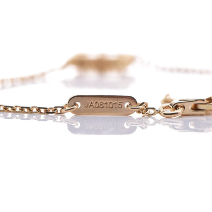 Van Cleef & Arpels 18K Yellow Gold Mother of Pearl Sweet Alhambra Bracelet 6 of 6