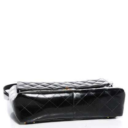 Chanel Patent Quilted Flap Backpack Black 4 of 9