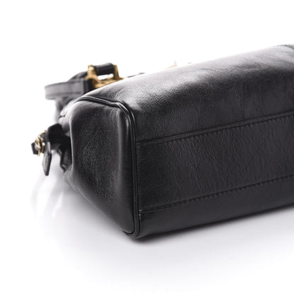 Gucci Calfskin Medium Re(Belle) Top Handle Bag Black 8 of 9