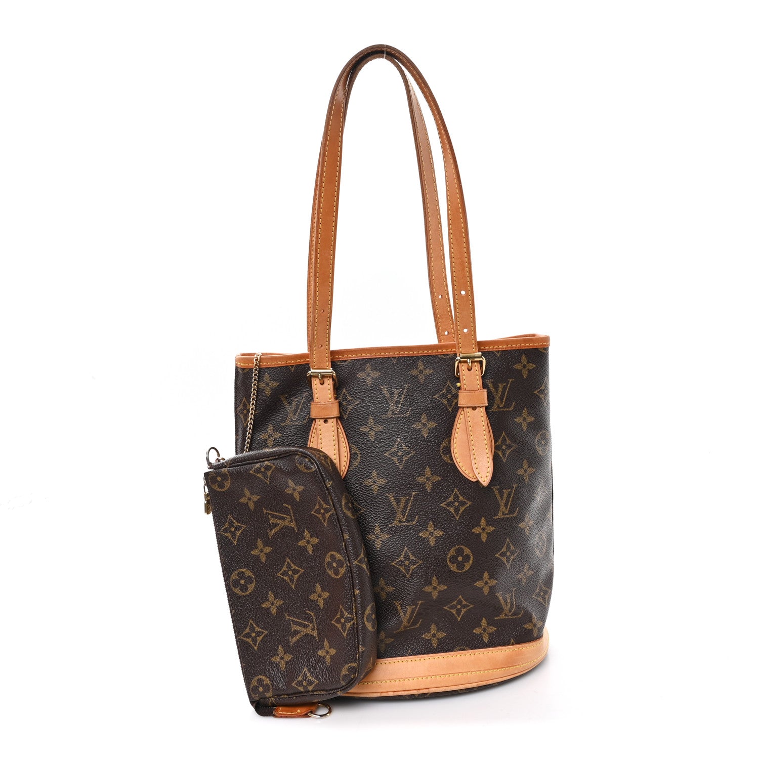 Louis Vuitton Monogram Petit Bucket 23 3 of 12