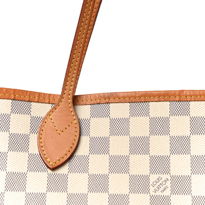 Louis Vuitton Damier Azur Neo Neverfull MM Rose Ballerine 10 of 16