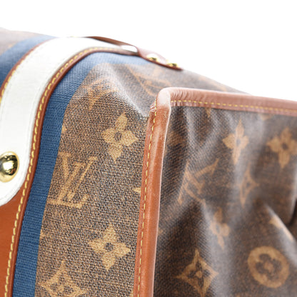 Louis Vuitton Monogram Rayures Tisse Sac GM Blue 20 of 21