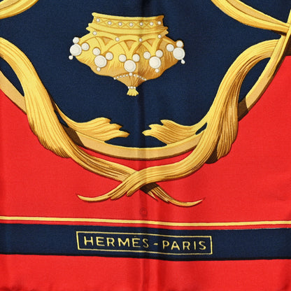 Hermes Silk Couronnes Crown Scarf 90 2 of 3