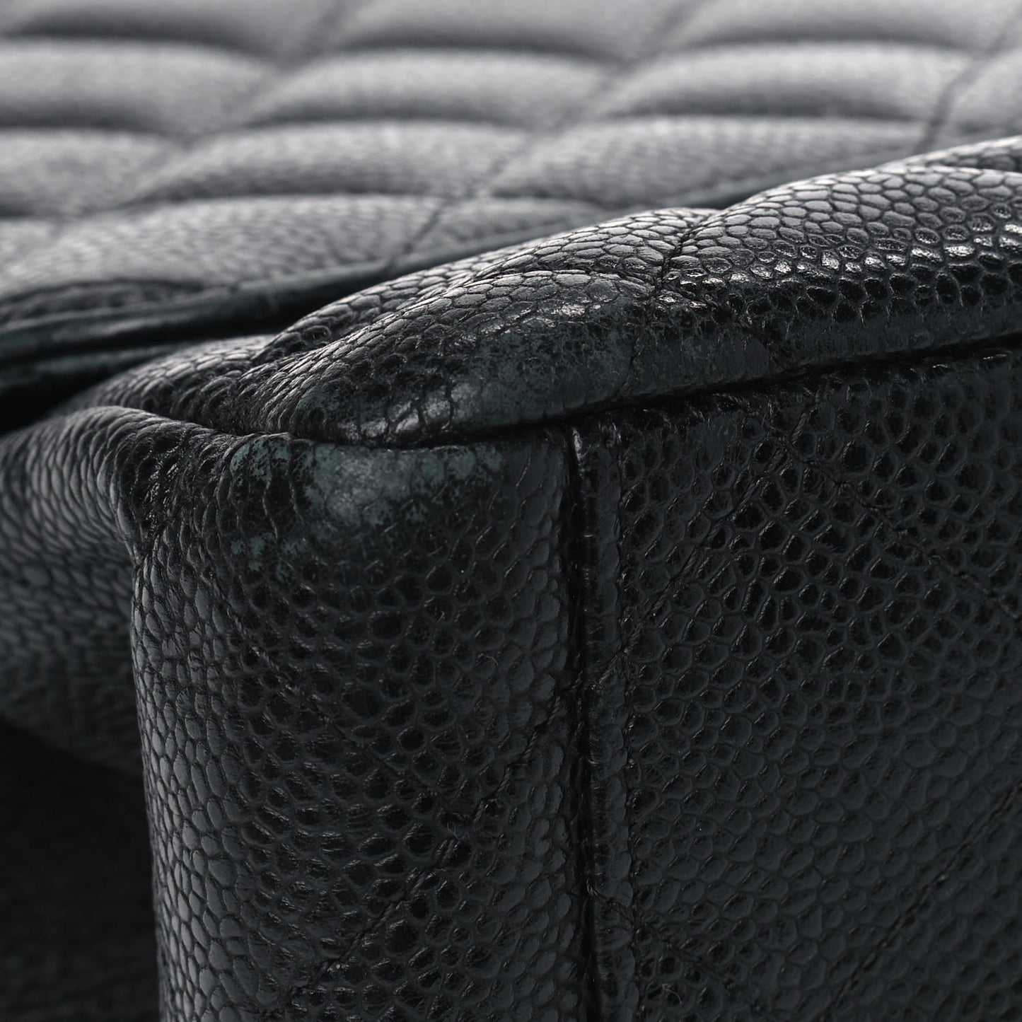 Caviar Quilted Maxi Single Flap Black