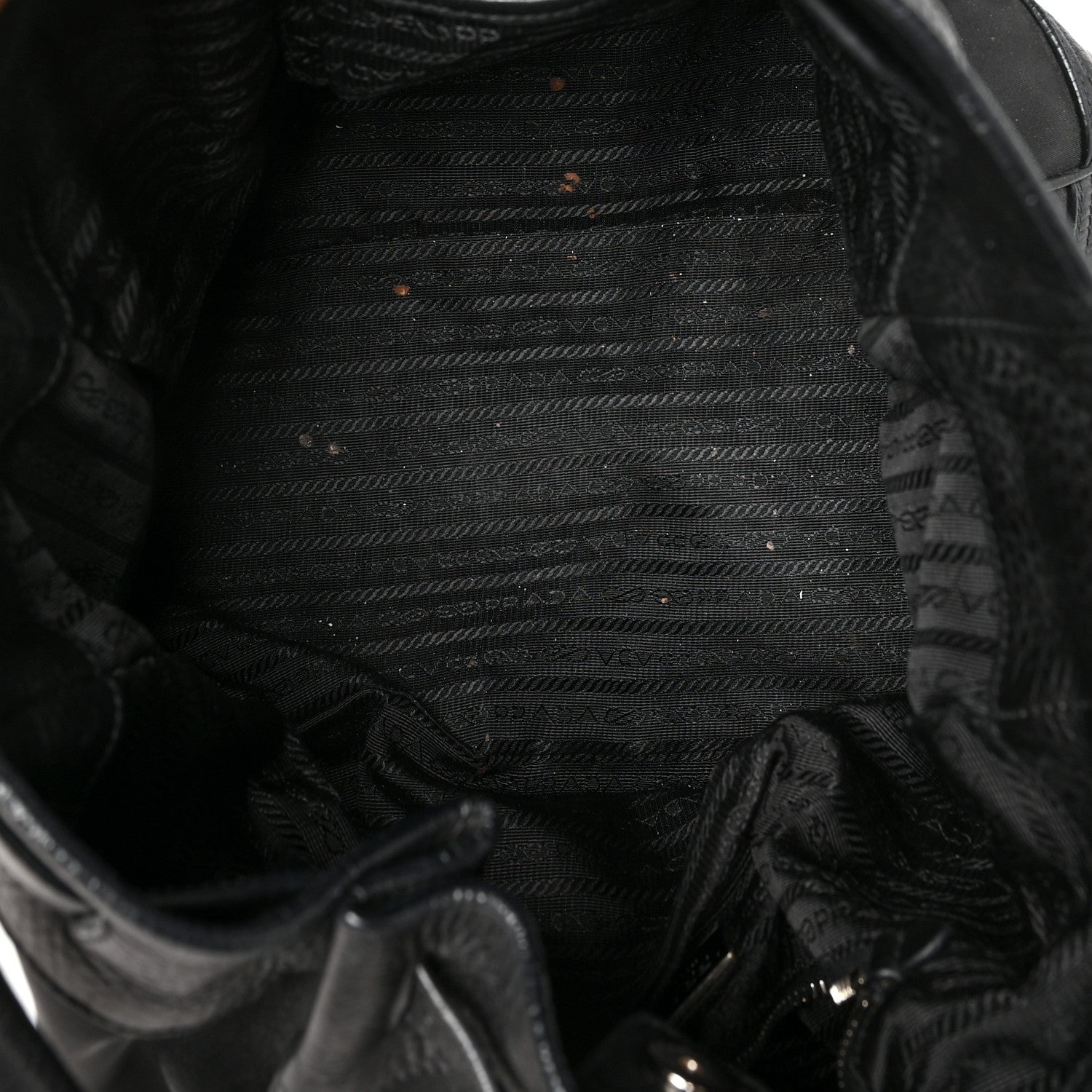 Prada Nylon Vela Bucket Bag Black 4 of 12