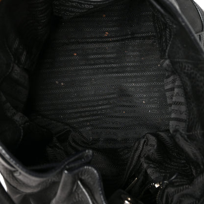Prada Nylon Vela Bucket Bag Black 4 of 12