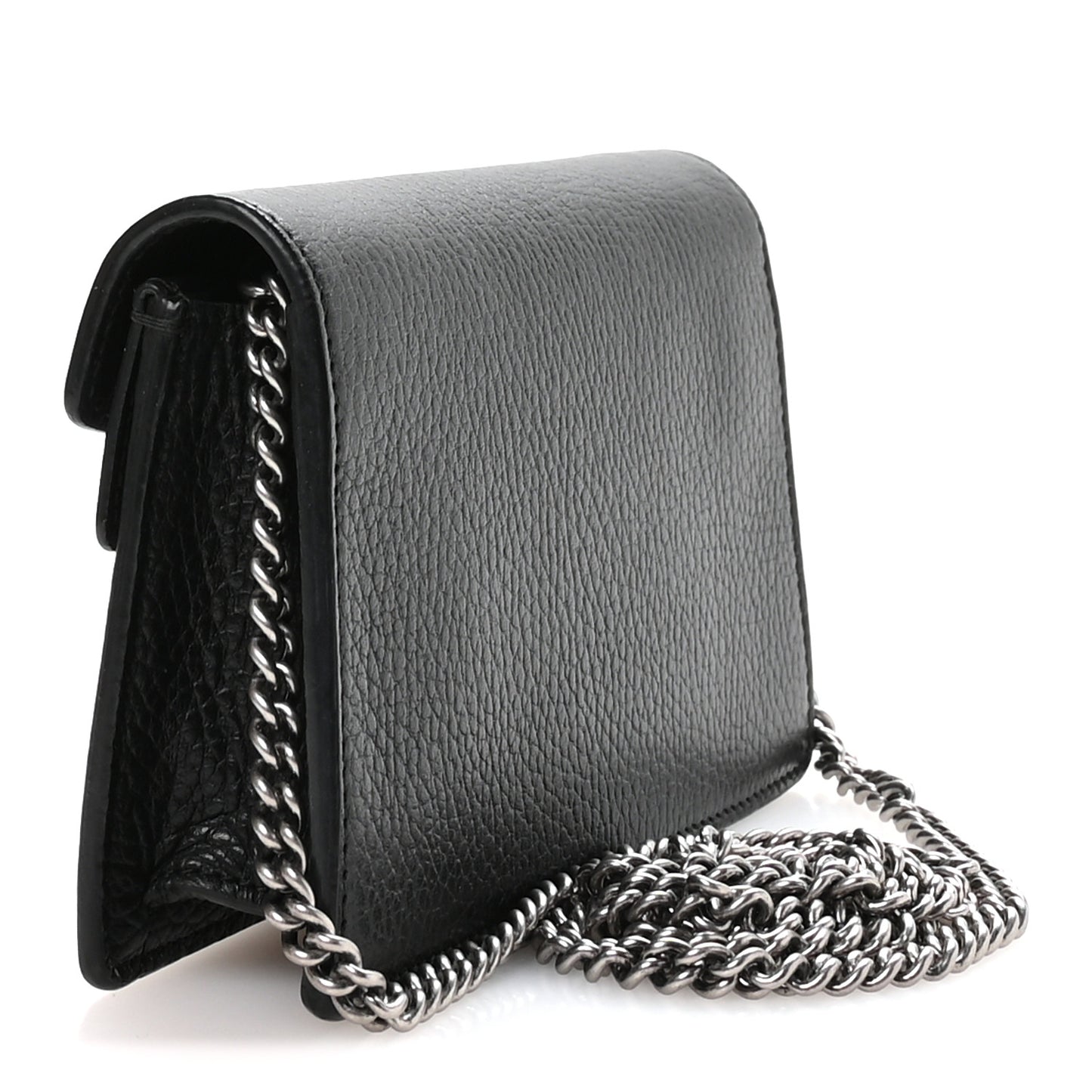Calfskin Super Mini Dionysus Shoulder Bag Black