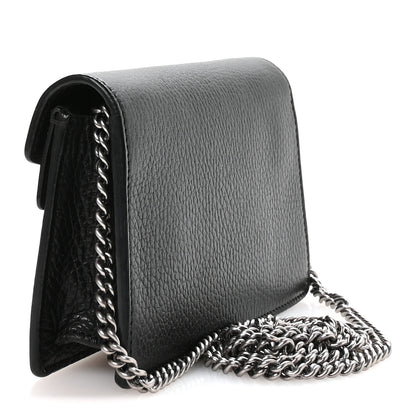 Gucci Calfskin Super Mini Dionysus Shoulder Bag Black 3 of 10