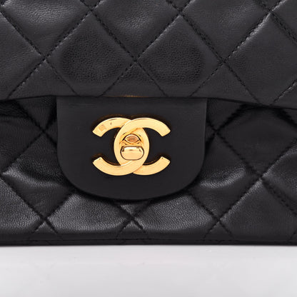 Chanel Lambskin Quilted Small Double Flap Black 10 of 10