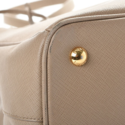Prada Saffiano Lux Medium Tote Visone 12 of 15