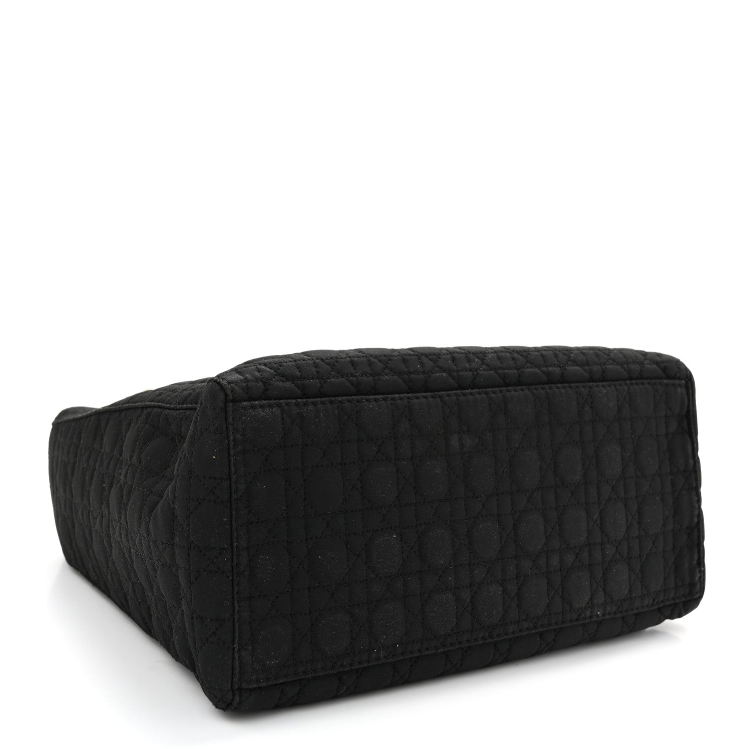 Christian Dior Nylon Cannage Medium Lady Dior Black 3 of 9
