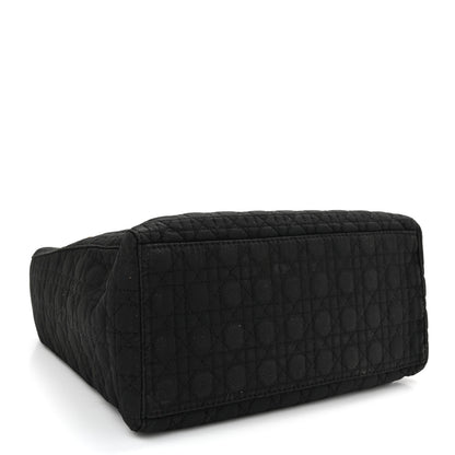 Christian Dior Nylon Cannage Medium Lady Dior Black 3 of 9