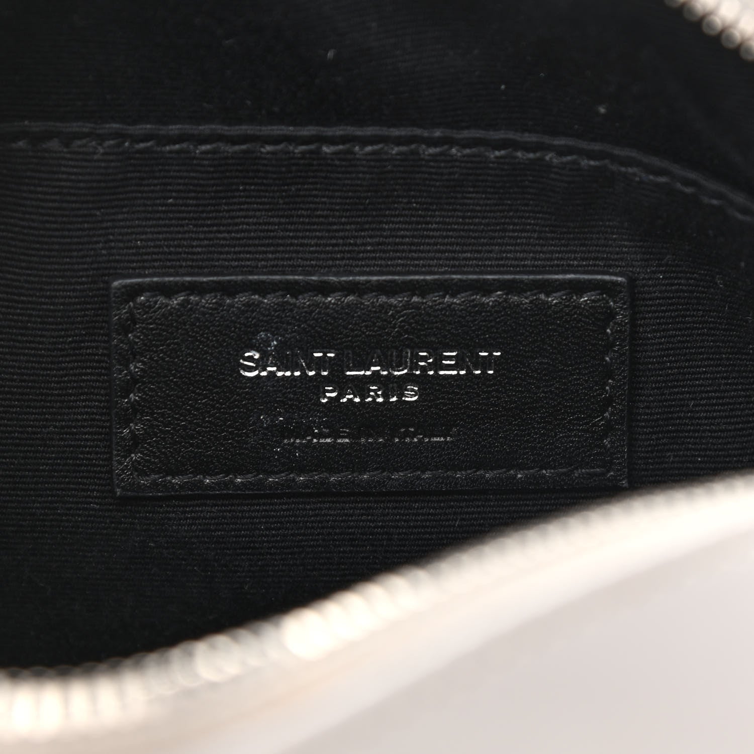 Saint Laurent Calfskin Matelasse Monogram Lou Belt Bag Grey 5 of 8