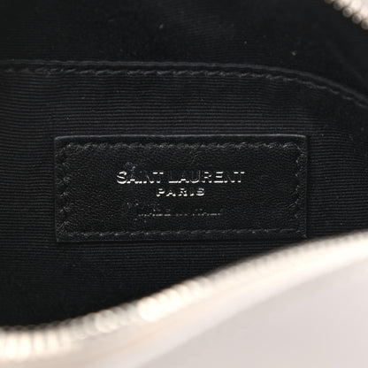 Saint Laurent Calfskin Matelasse Monogram Lou Belt Bag Grey 5 of 8