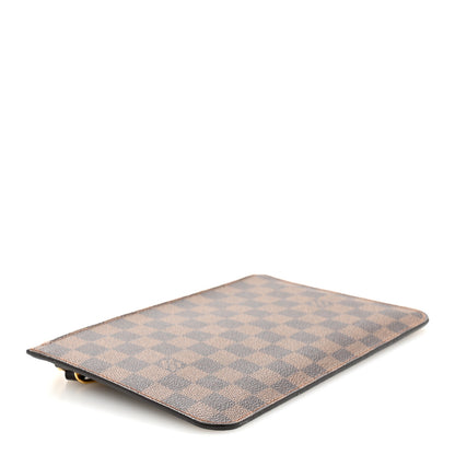 Louis Vuitton Damier Ebene Neverfull MM GM Pochette Rose Ballerine 4 of 8