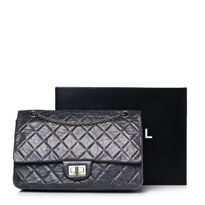Chanel Aged Calfskin 50th Anniversary 2.55 Reissue 227 Flap Gris 23 of 23