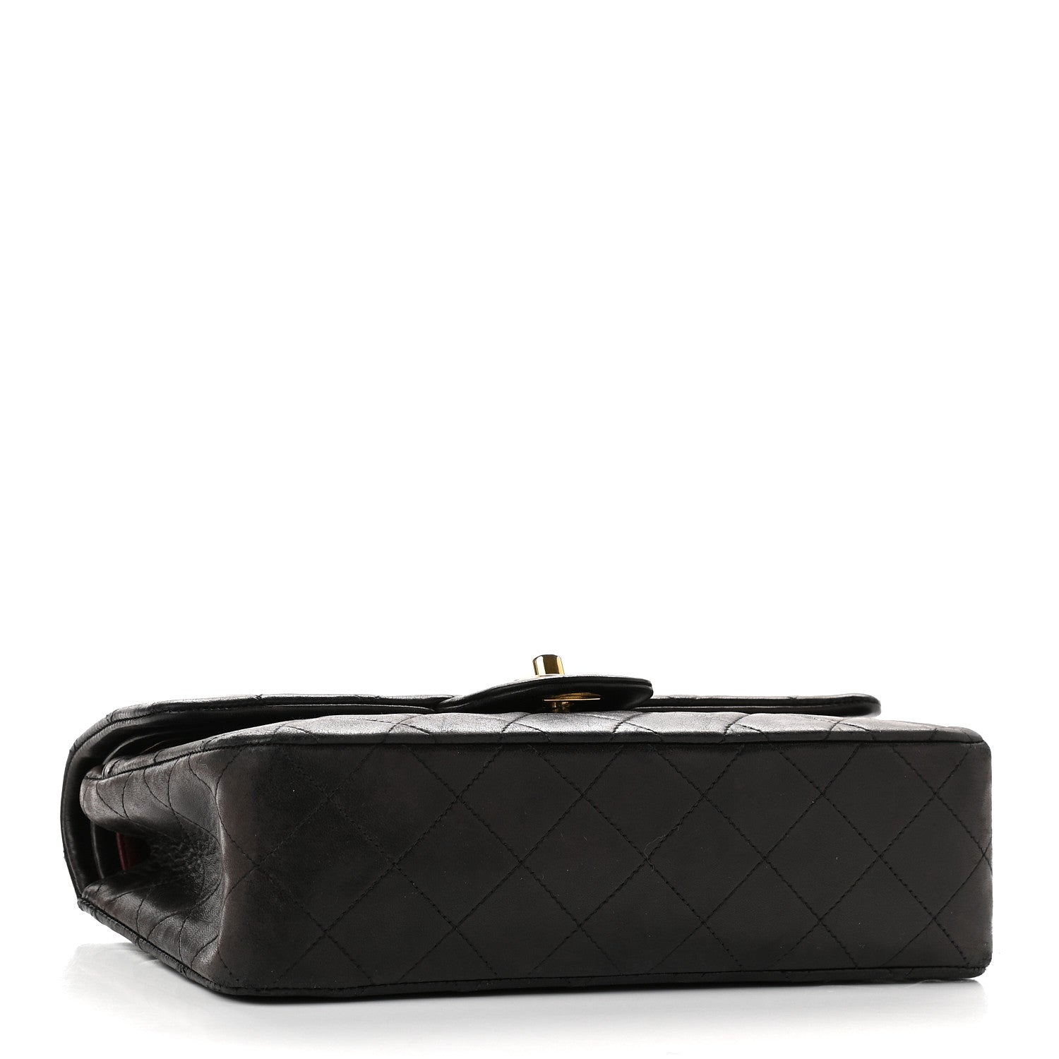 Chanel Lambskin Quilted Small Double Flap Black 4 of 14
