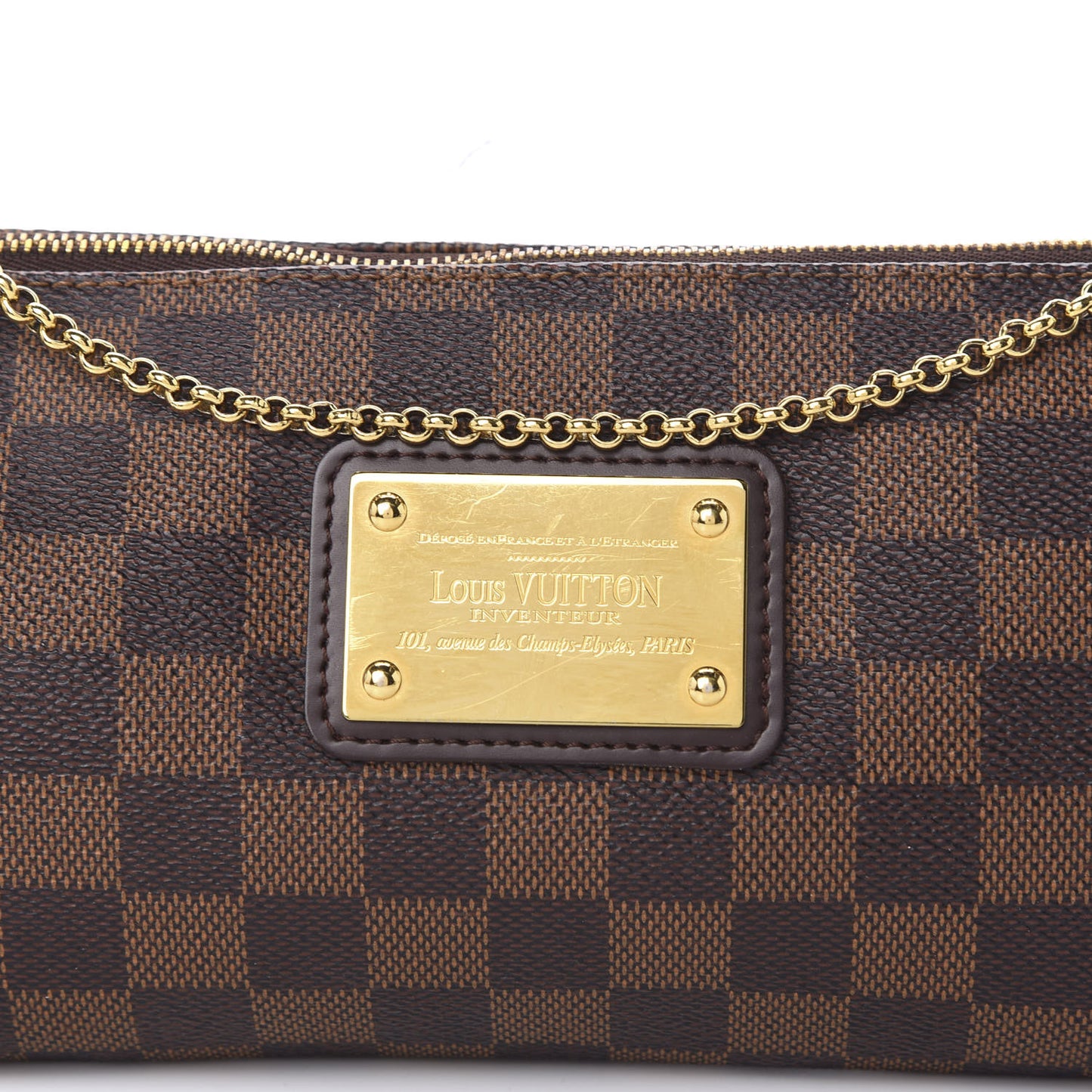Damier Ebene Eva Clutch