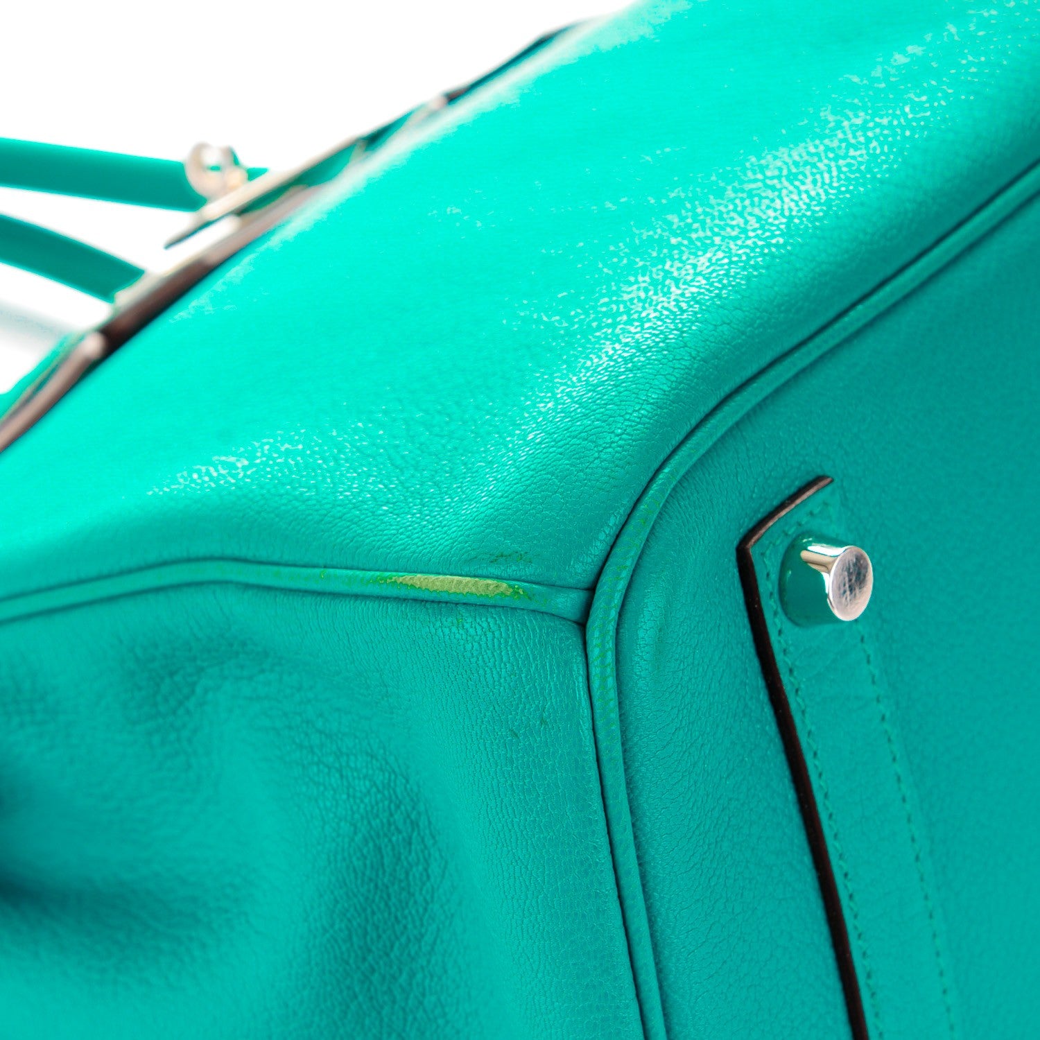 Hermes Chevre de Coromandel Birkin 35 Bleu Paon 25 of 25