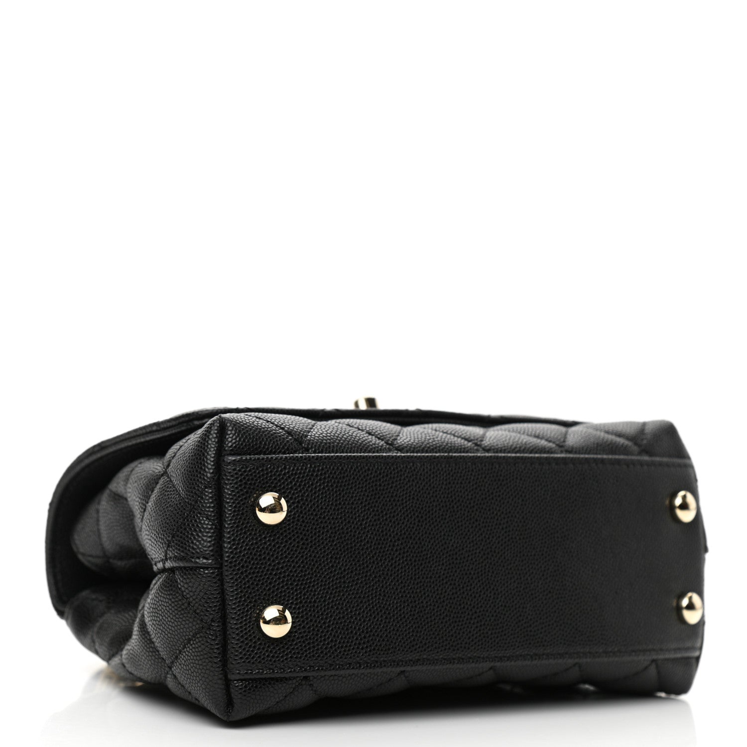 Chanel Caviar Quilted Extra Mini Coco Handle Flap Black 4 of 11