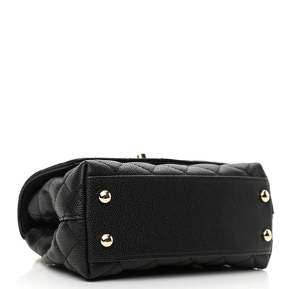 Chanel Caviar Quilted Extra Mini Coco Handle Flap Black 4 of 11