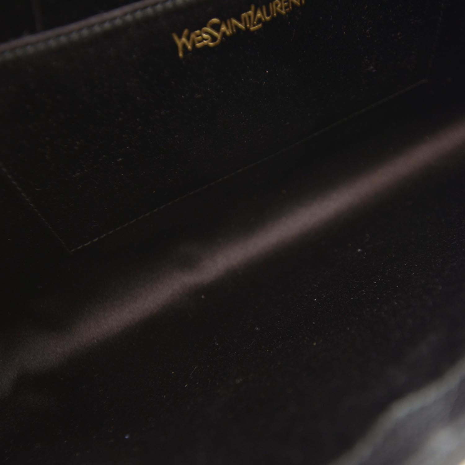 Saint Laurent Y-Mail Clutch Black 7 of 7