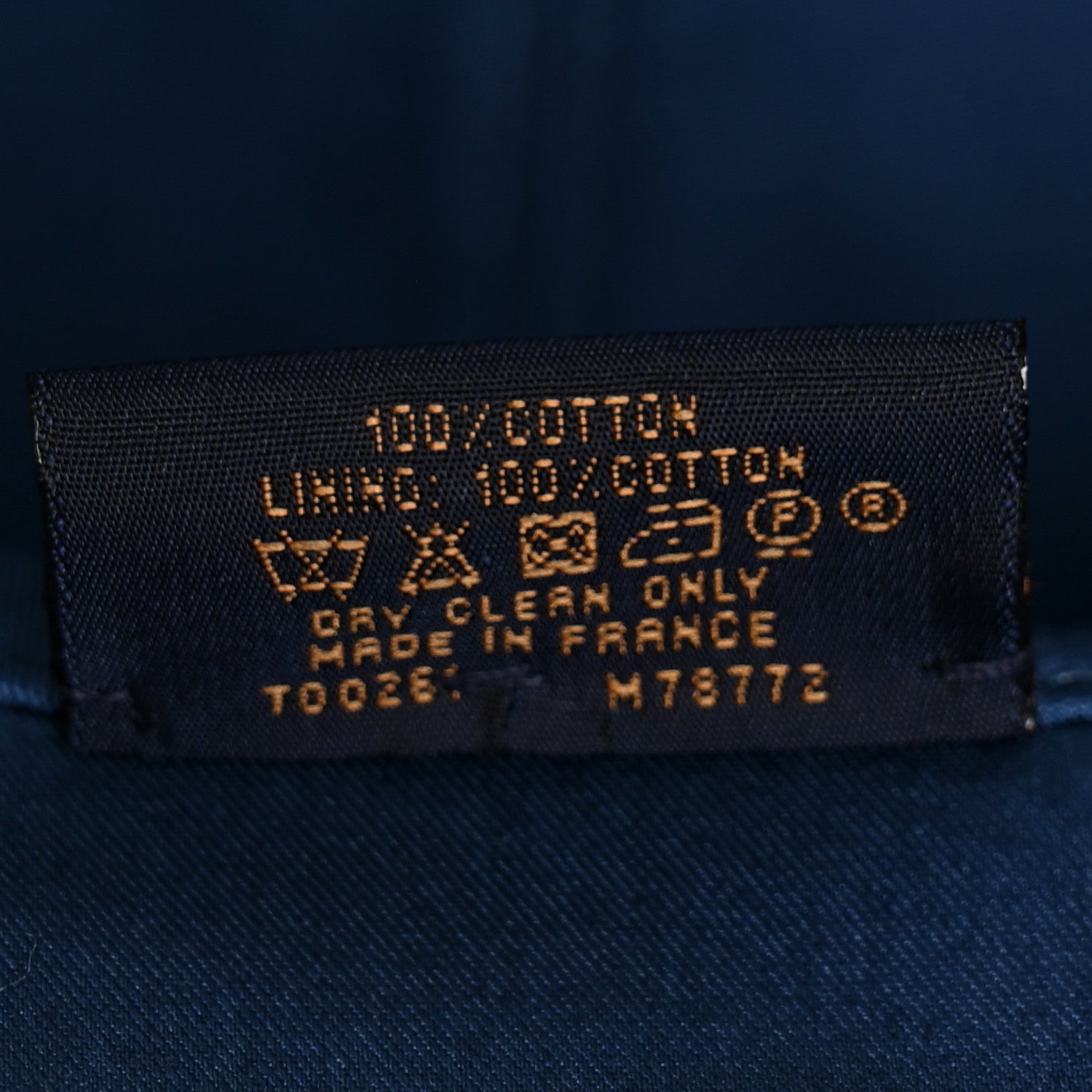 Louis Vuitton Monogram Denim Transformable Bob Bucket Hat 58 Blue 7 of 9