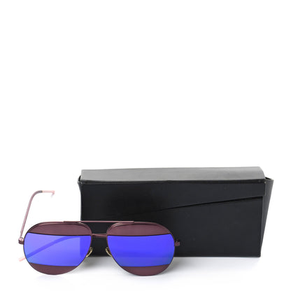 Christian Dior Metal Split 1 Aviator Sunglasses Purple 7 of 7
