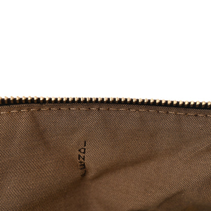 Fendi Zucchino Vitello Shopping Zip Tote Mogano Panna Bruciato 15 of 15