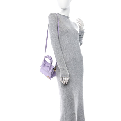 Jacquemus Smooth Calfskin Le Chiquito Noeud Lilac 3 of 18
