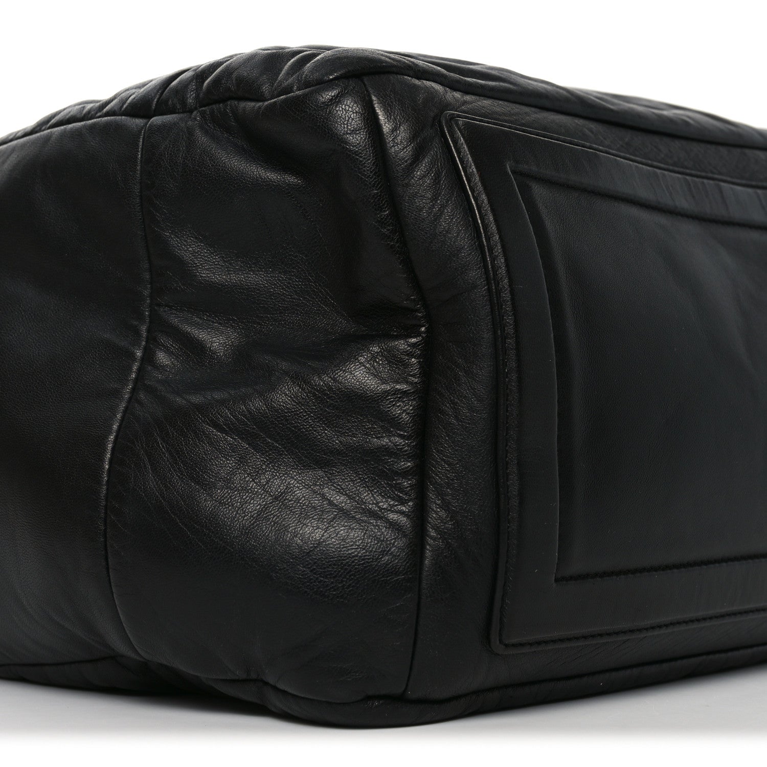 Chanel Lambskin Quilted Extra Large Coco Cocoon Reversible Tote Black 9 of 10