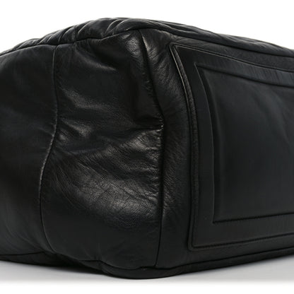 Chanel Lambskin Quilted Extra Large Coco Cocoon Reversible Tote Black 9 of 10