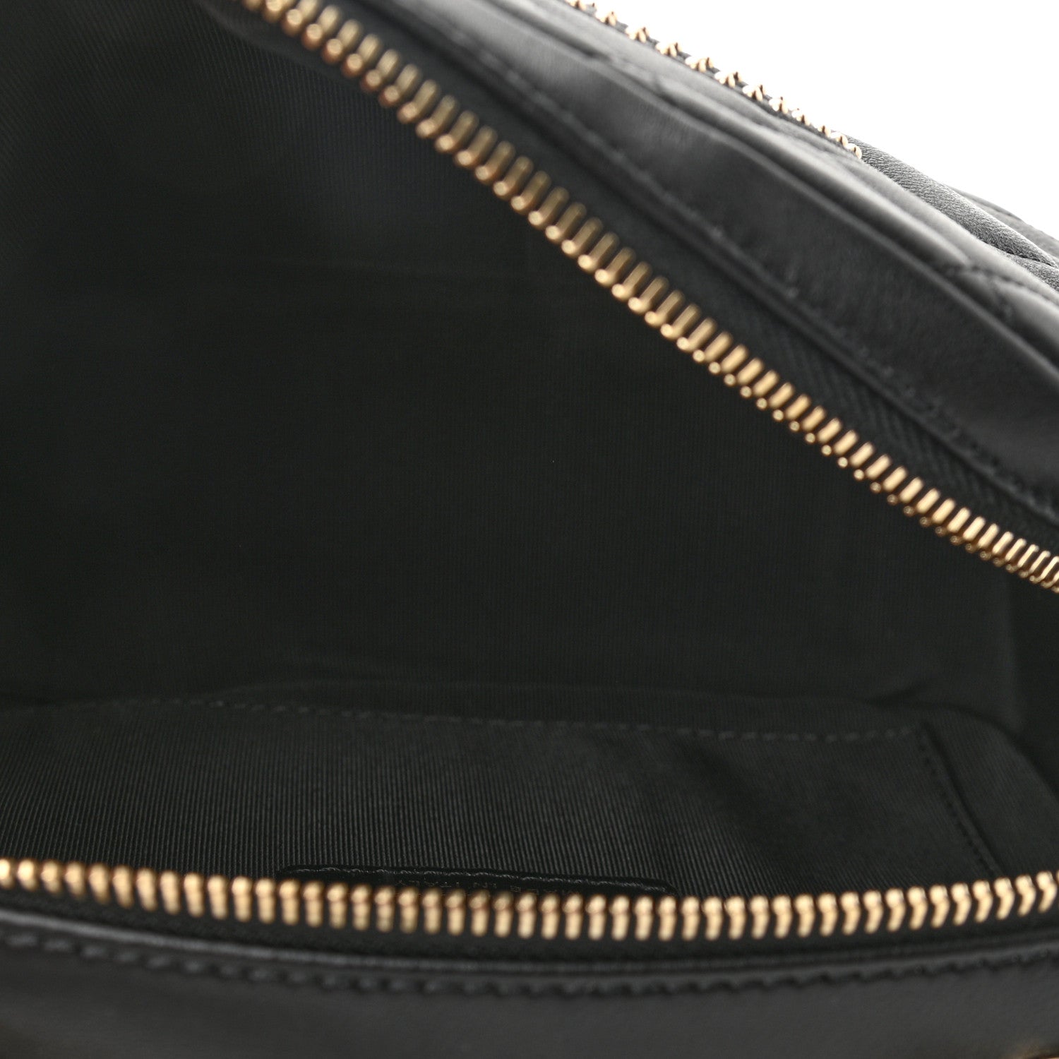 Chanel Lambskin Quilted Studded Quilted Vanity Case With Chain Black 5 of 10