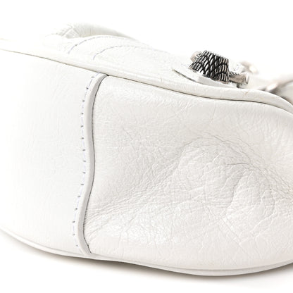Balenciaga Agneau Arena Le Cagole Shoulder Bag XS Optic White 11 of 11