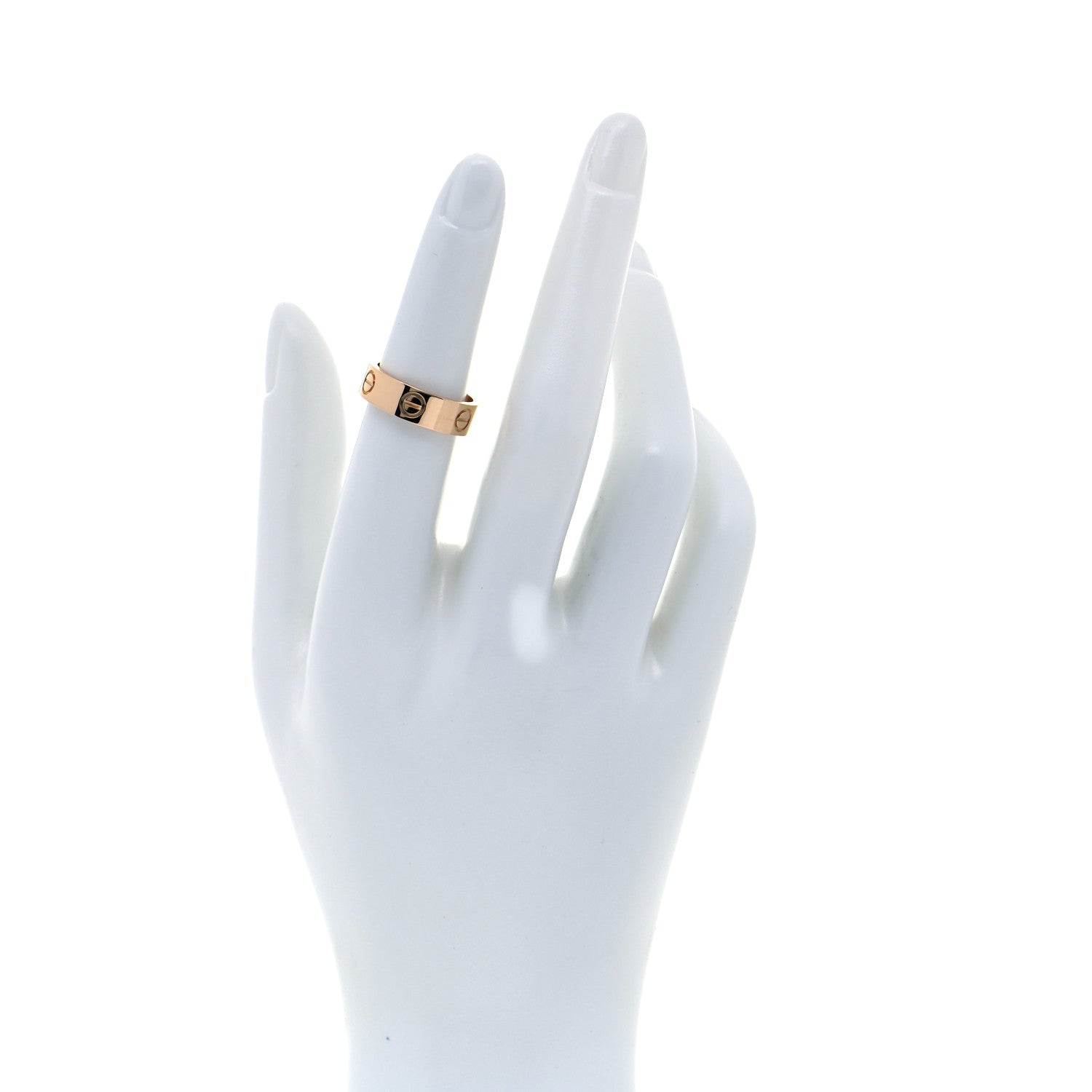 Cartier 18K Yellow Gold 5.5mm LOVE Ring 51 5.75 2 of 6