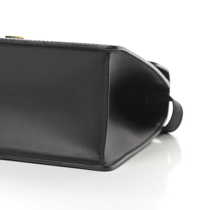 Gucci Calfskin Medium Sylvie Top Handle Bag Black 10 of 15