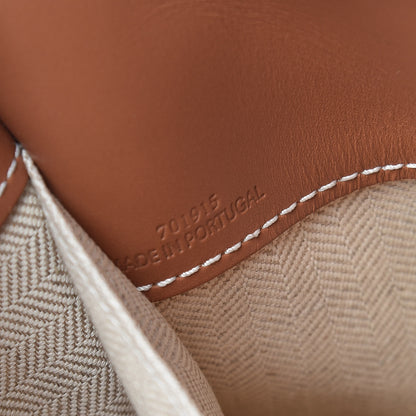 Loewe Canvas Calfskin Cushion Tote Beige 9 of 10