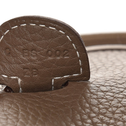 Hermes Taurillon Clemence Evelyne III PM Etoupe 7 of 9