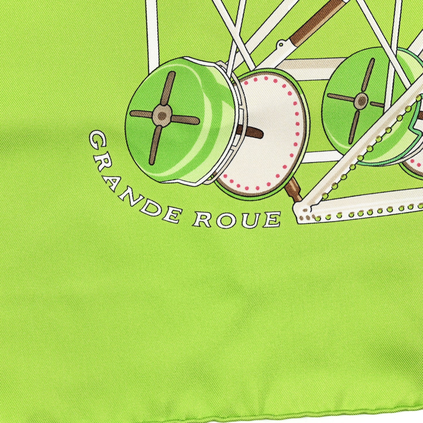 Silk Grande Roue Scarf 90
