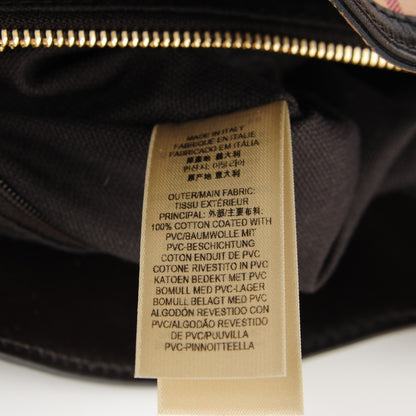 Burberry Haymarket Check Medium Golderton Tote Chocolate 10 of 10